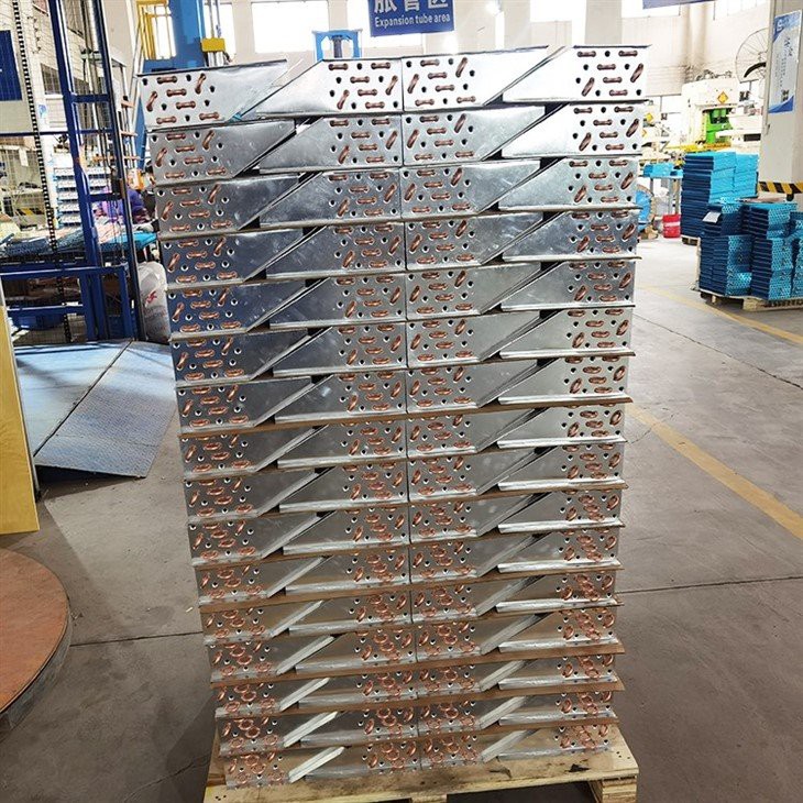 Copper Tube Aluminum Fin Air Heat Exchanger Evaporator