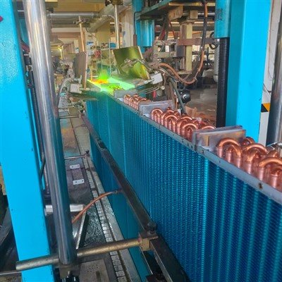 6.35mm Bakır Borulu Kanatlı Evaporatör